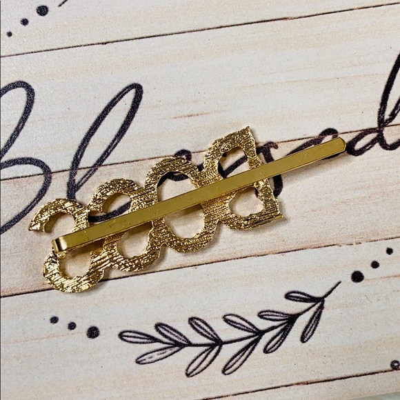 Hair Clip Set of 3 Rhinestone Boss Accessories - Picture 3 of 4